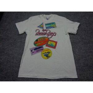 Vintage The Beach Boys Kokomo Adult White T-Shirt Size L 80s Made in USA